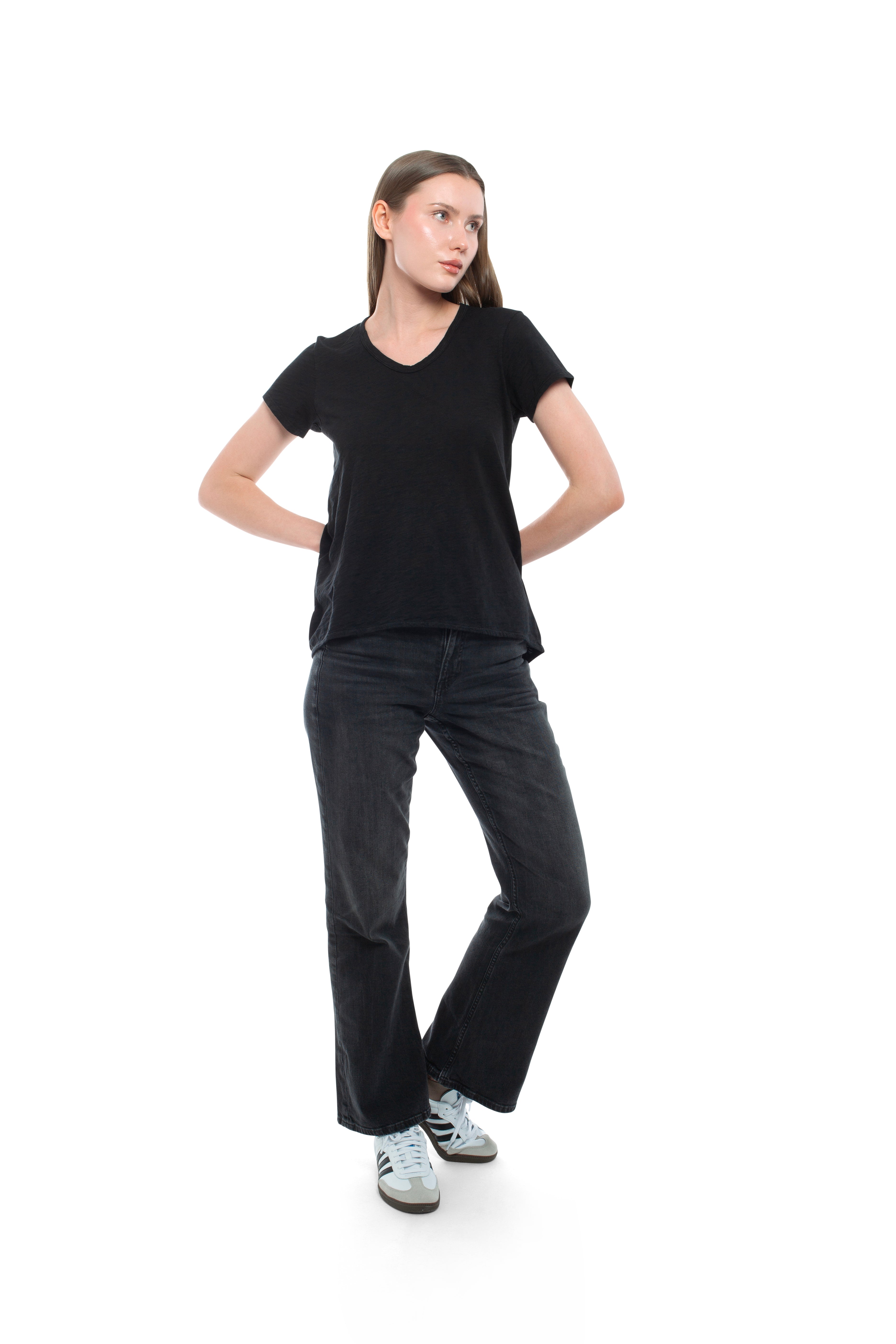 Crew Short Sleeve Shrunken Boyfriend