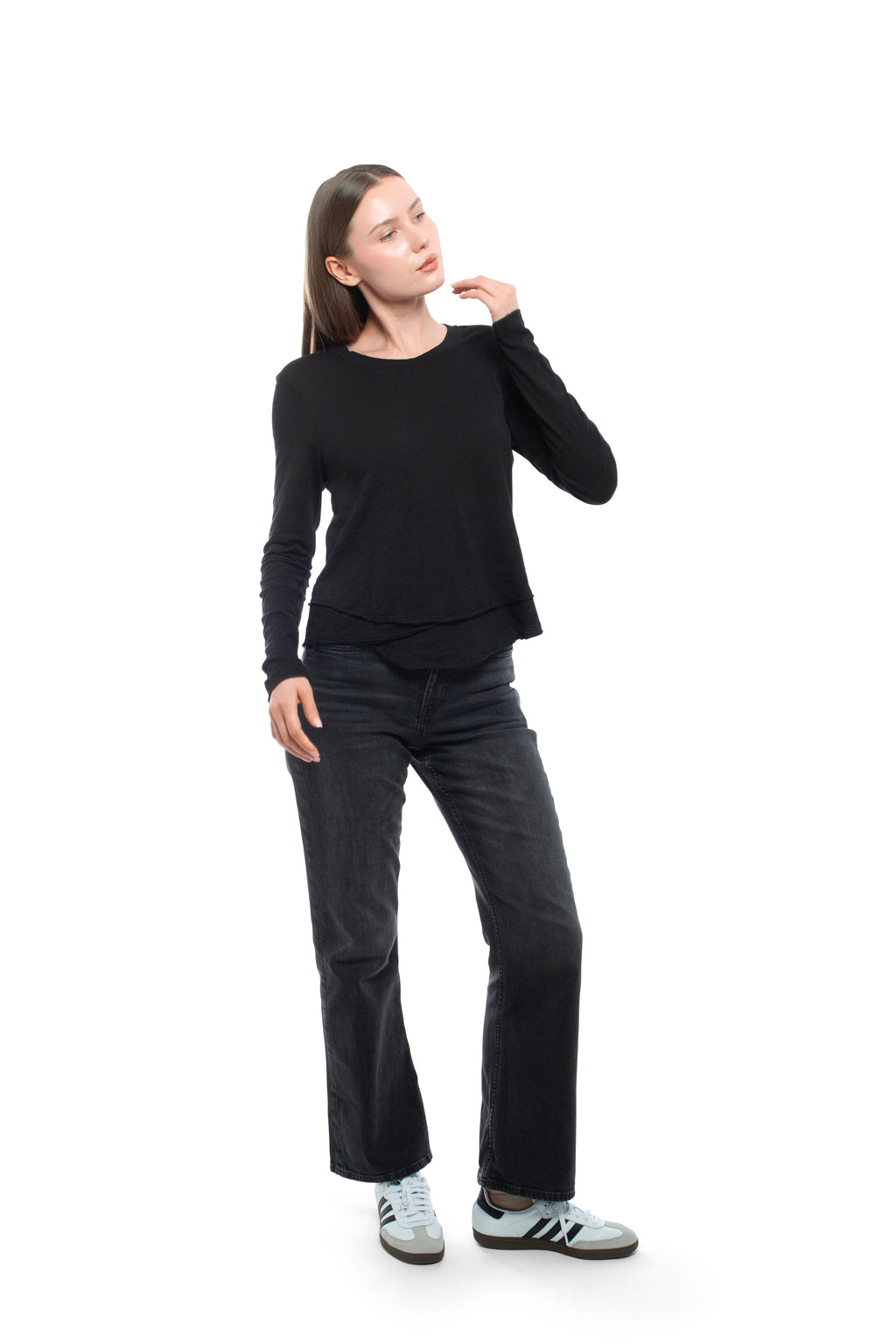 Long Sleeve Mock Layer