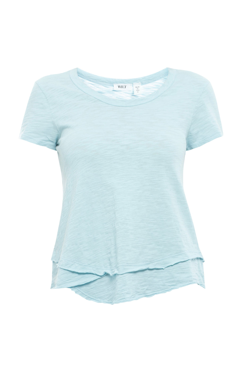 Short Sleeve Mock Layer Tee