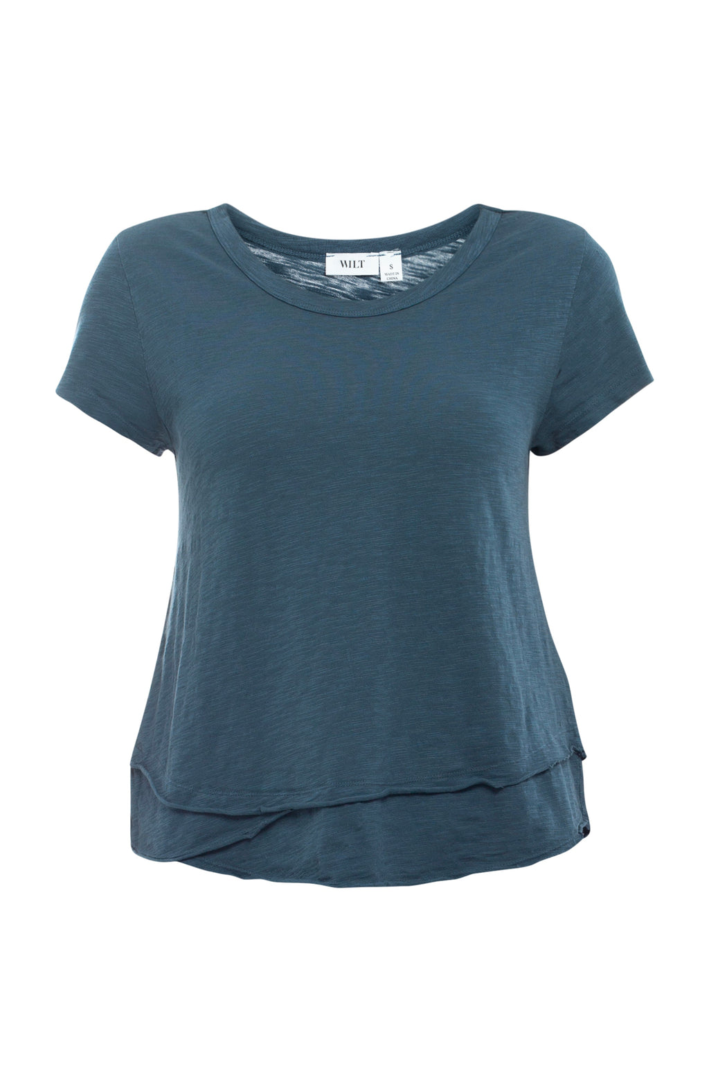 Short Sleeve Mock Layer Tee