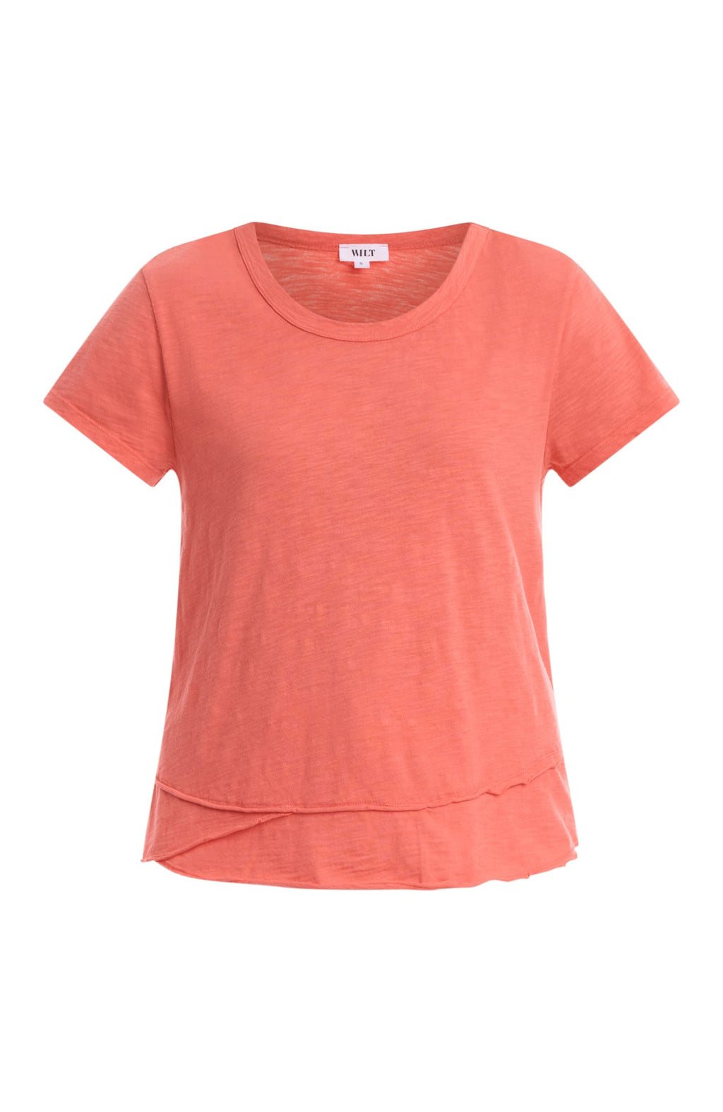 Short Sleeve Mock Layer Tee