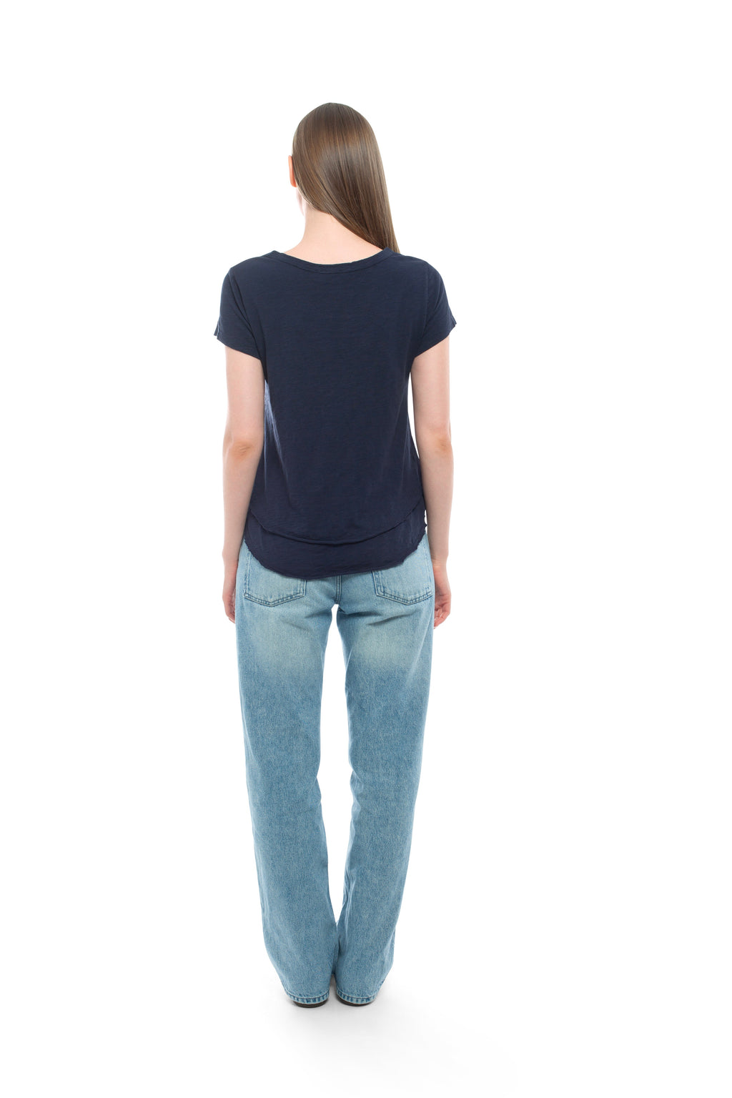 Short Sleeve Mock Layer Tee
