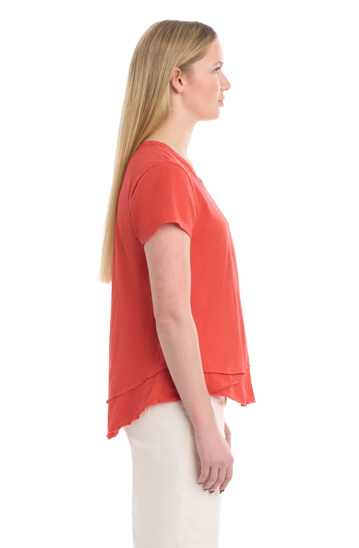 Short Sleeve Mock Layer Tee