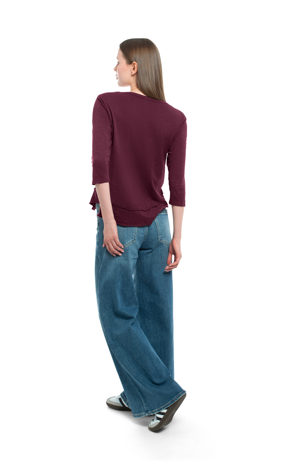 3/4 Sleeve Mock Layer