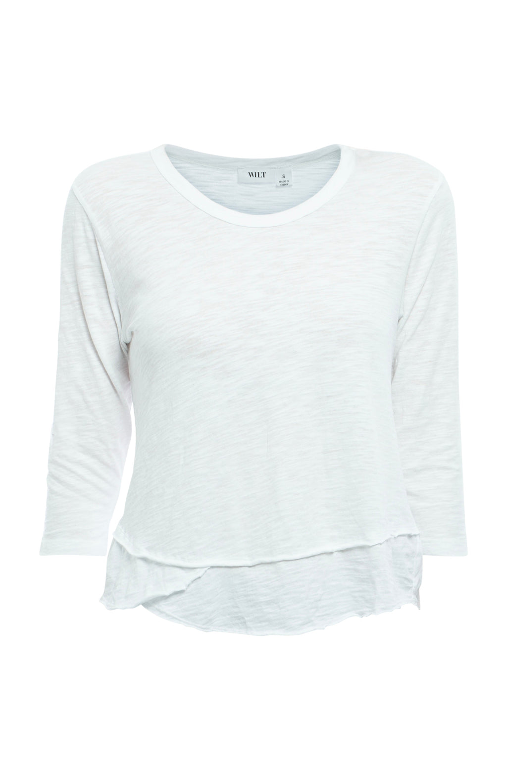 3/4 Sleeve Mock Layer