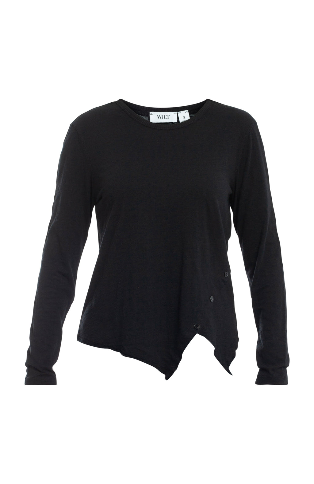 Long Sleeve with Asymmetrical Hem