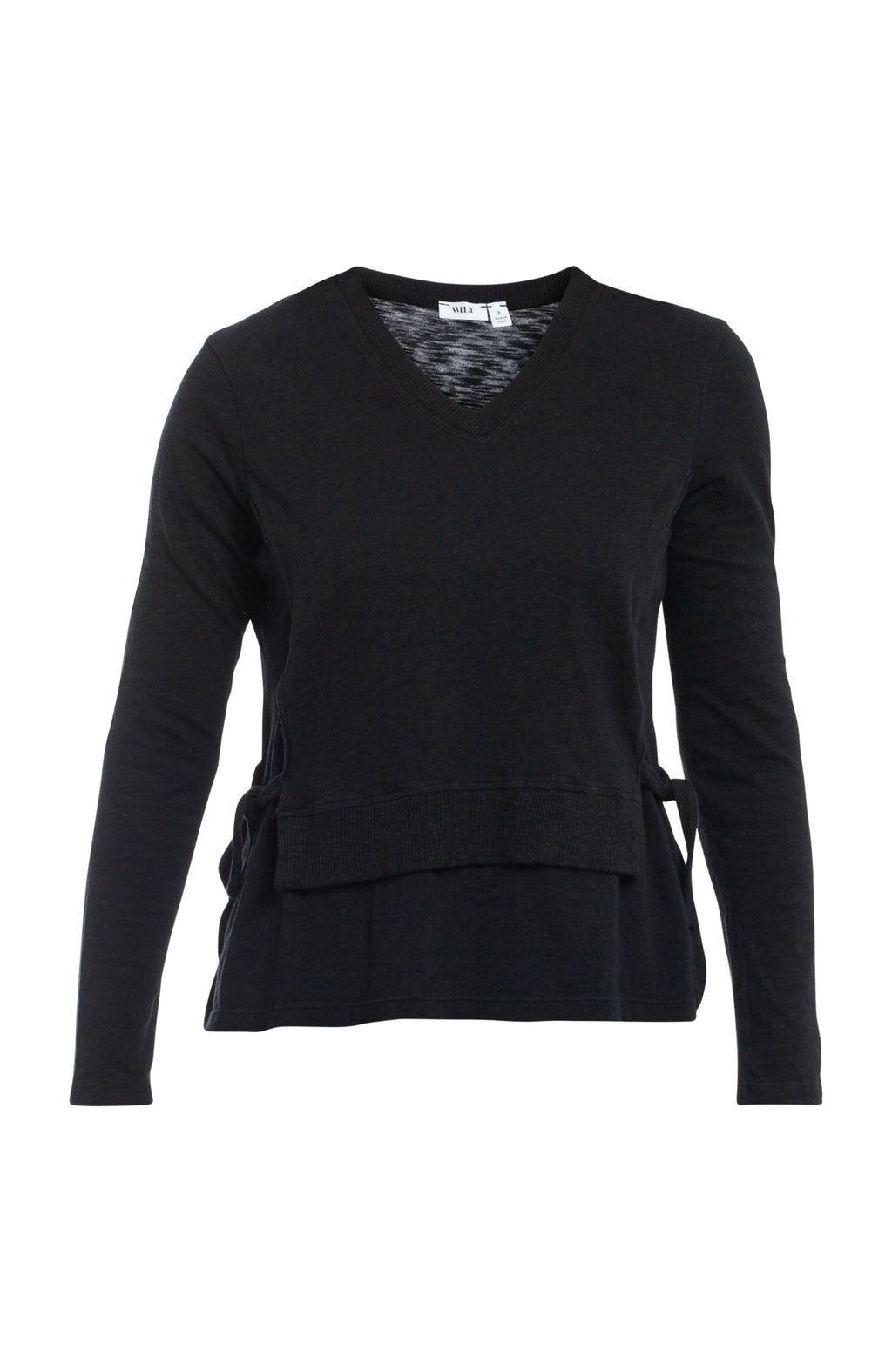 Mixed Media Double Layer Long Sleeve