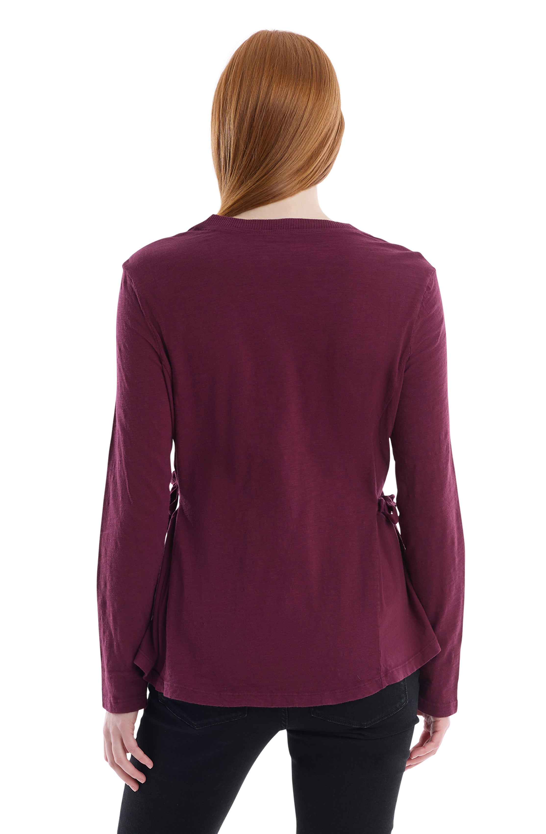 Mixed Media Double Layer Long Sleeve