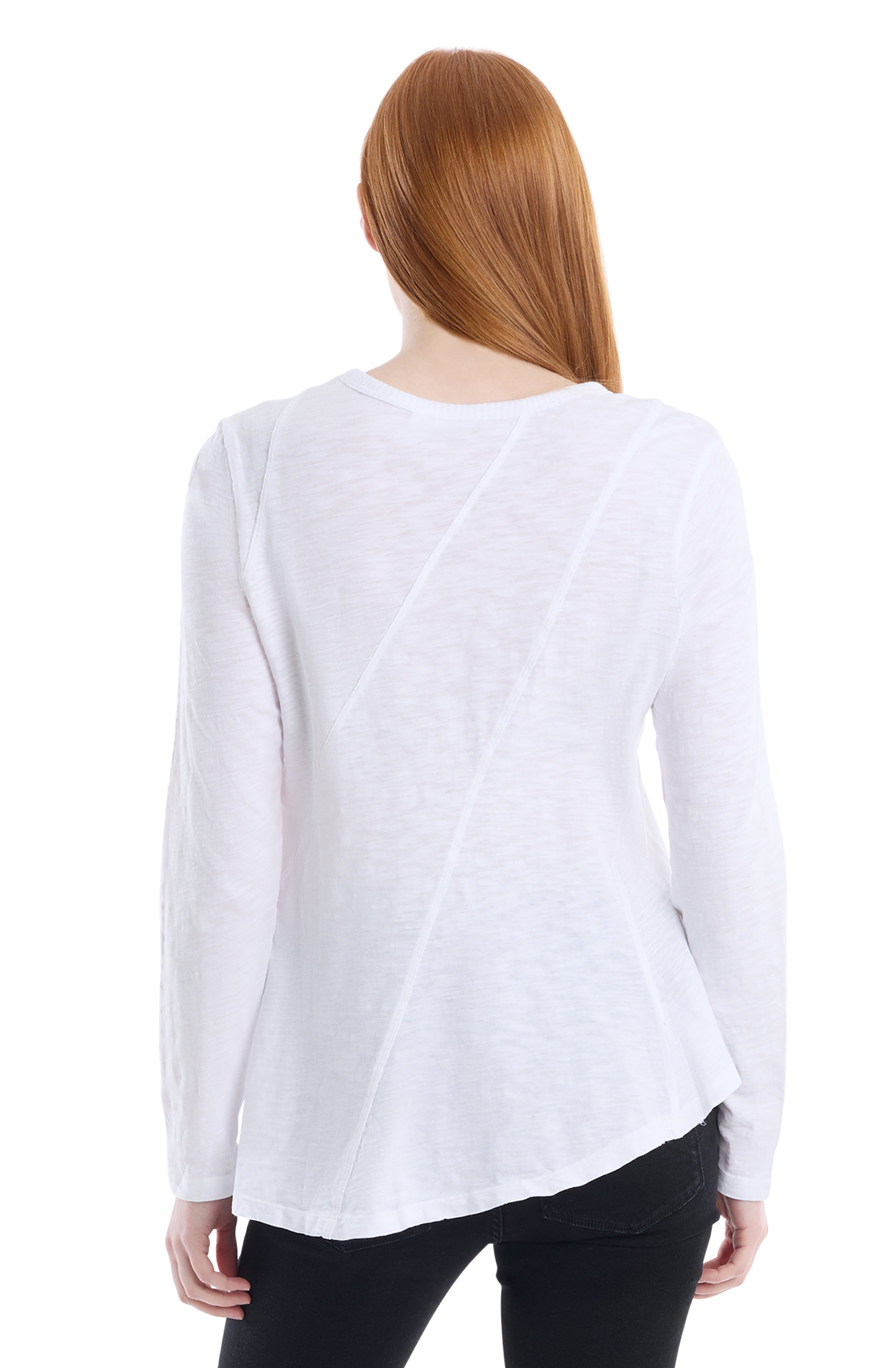 Round Neck Long Sleeve Tee