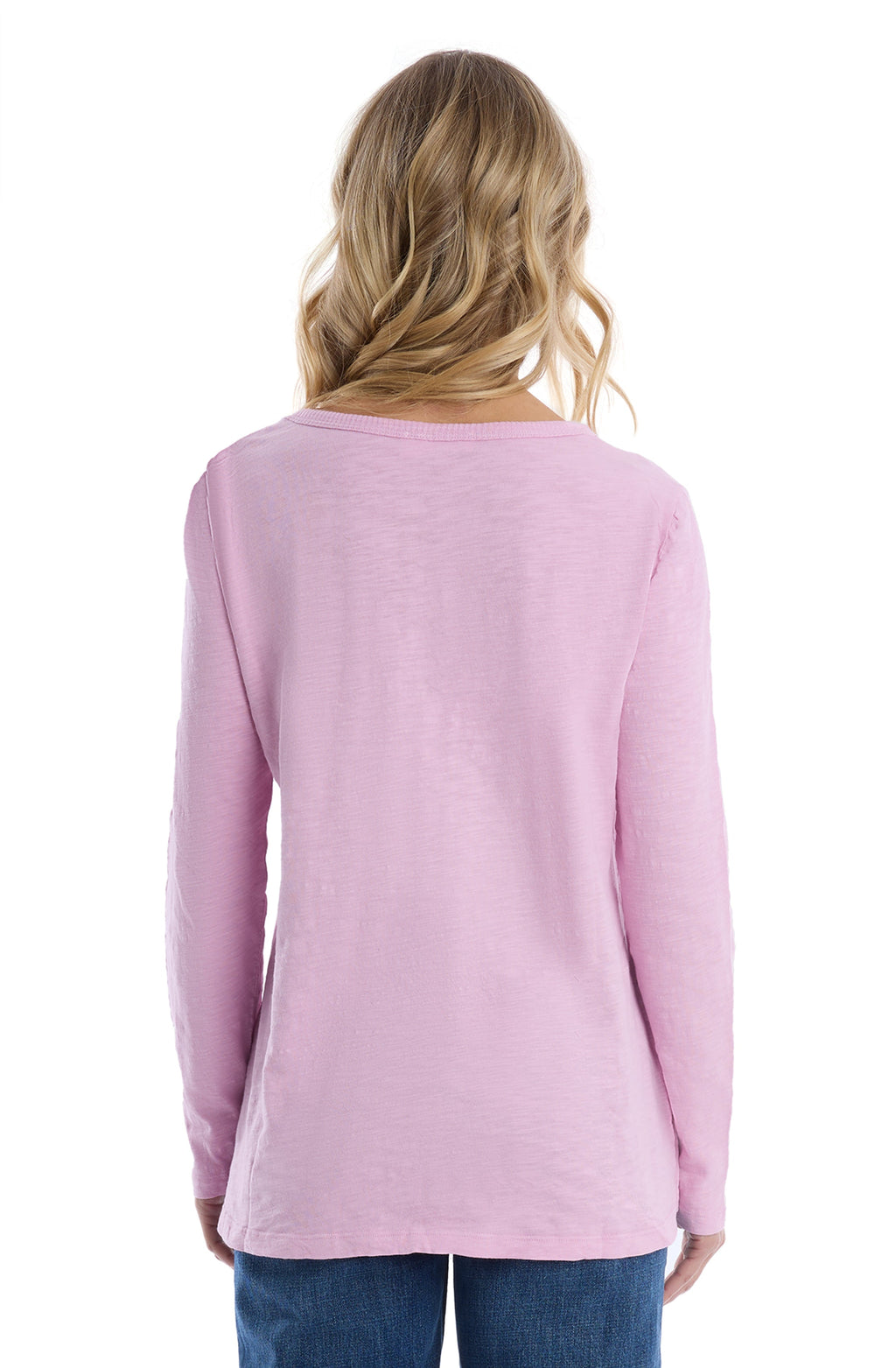 Wide Neck Long Sleeve Tee