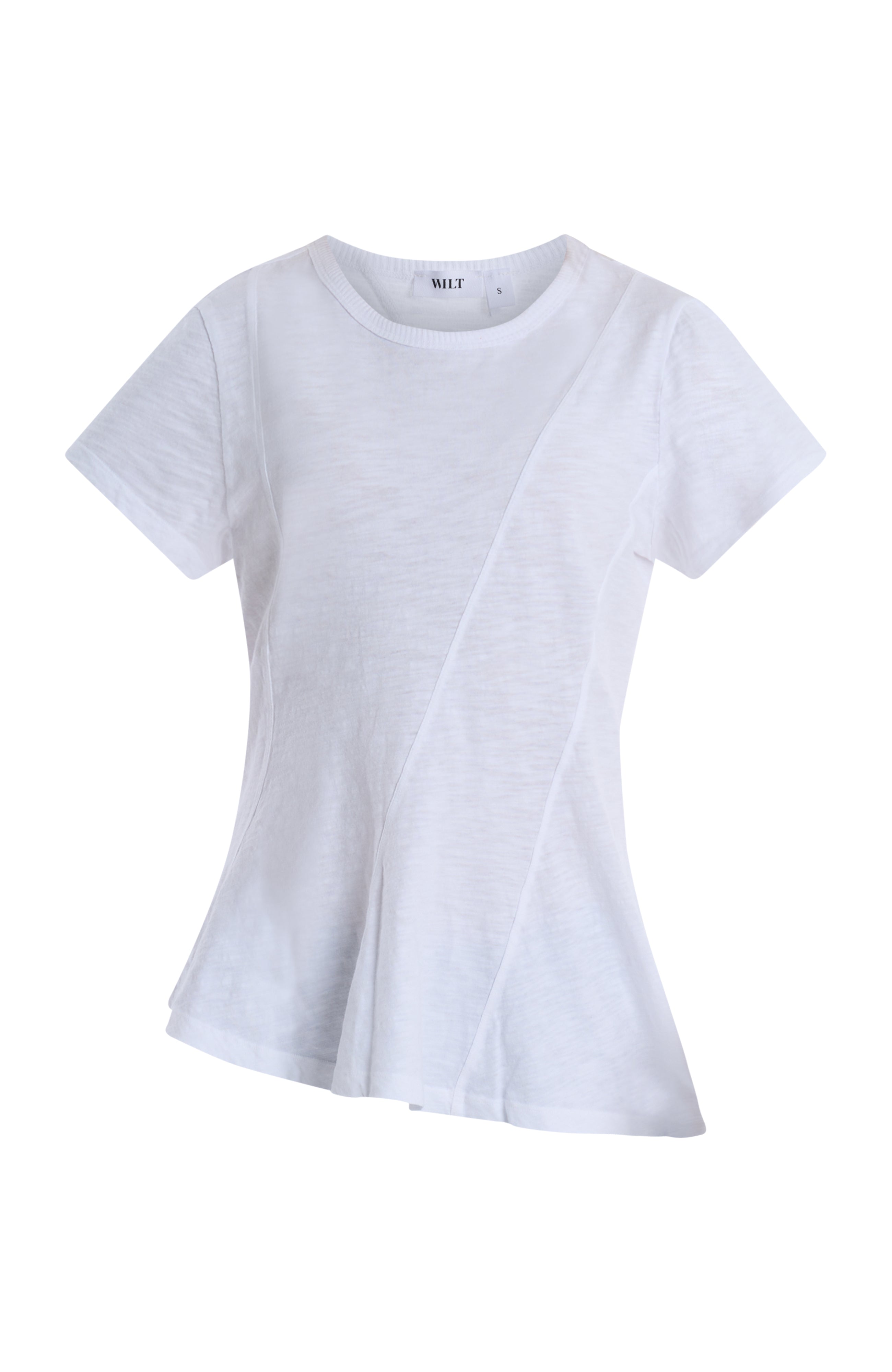 Round neck short sleeve tee