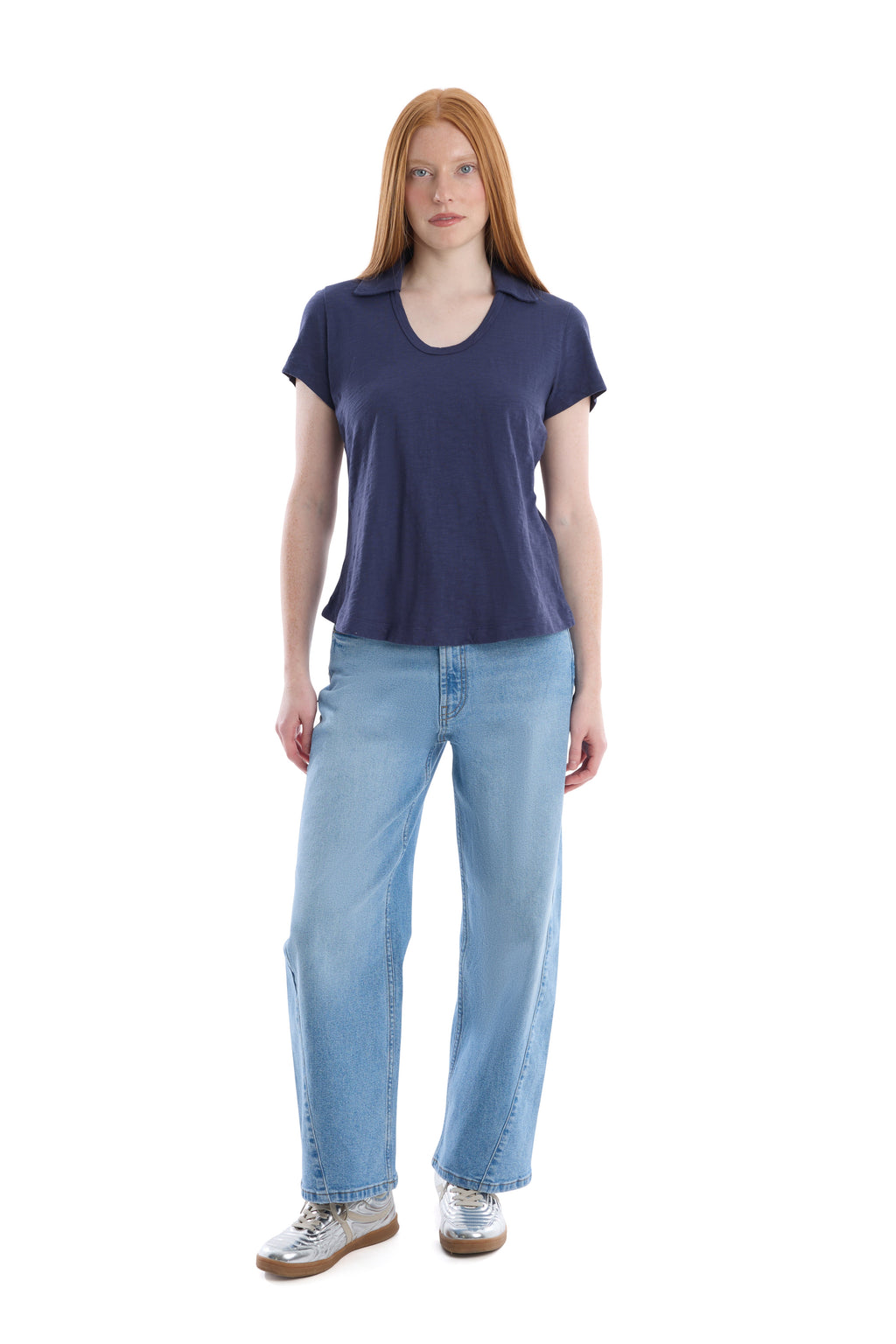 Short sleeve polo tee