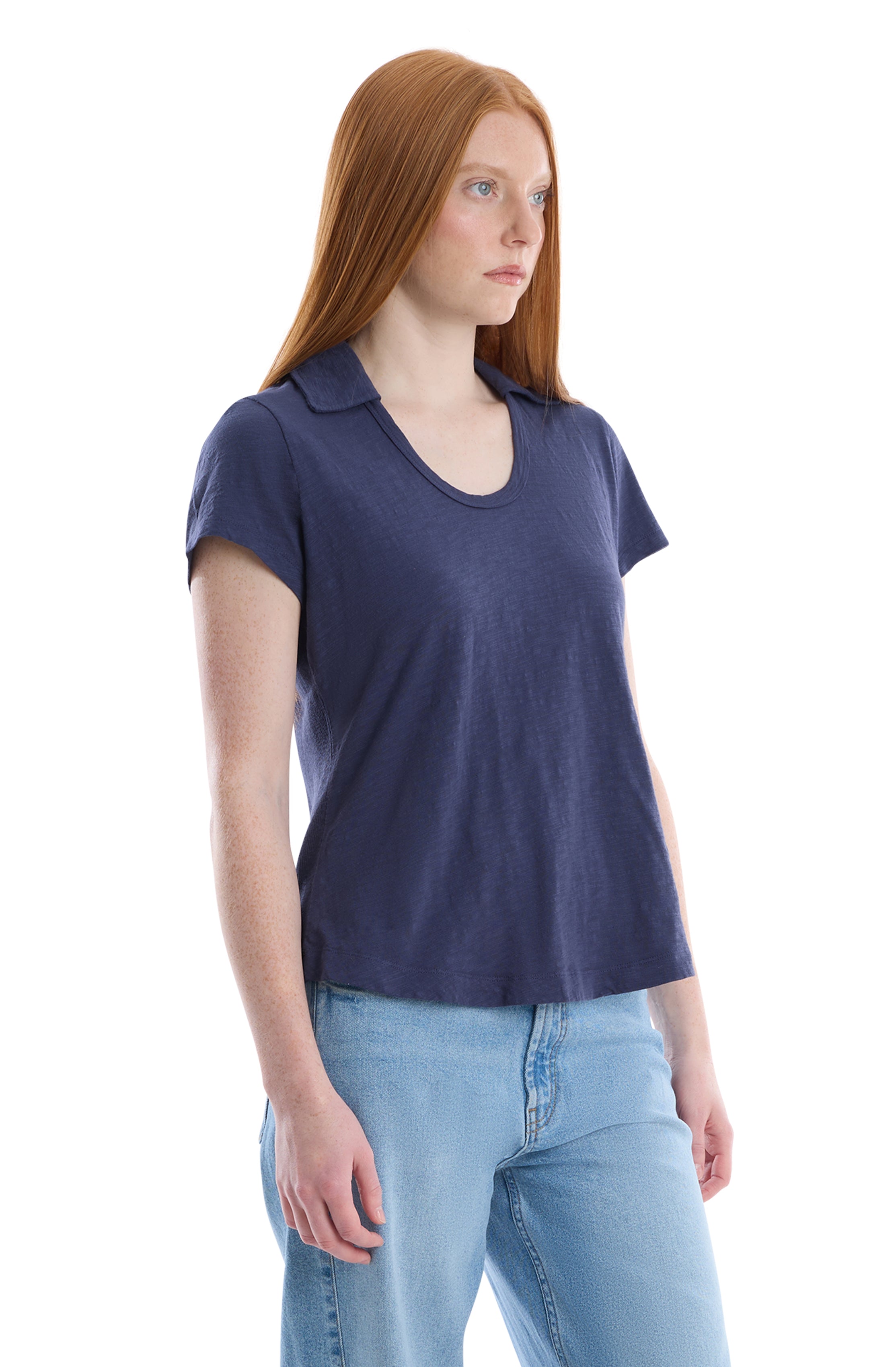 Short sleeve polo tee