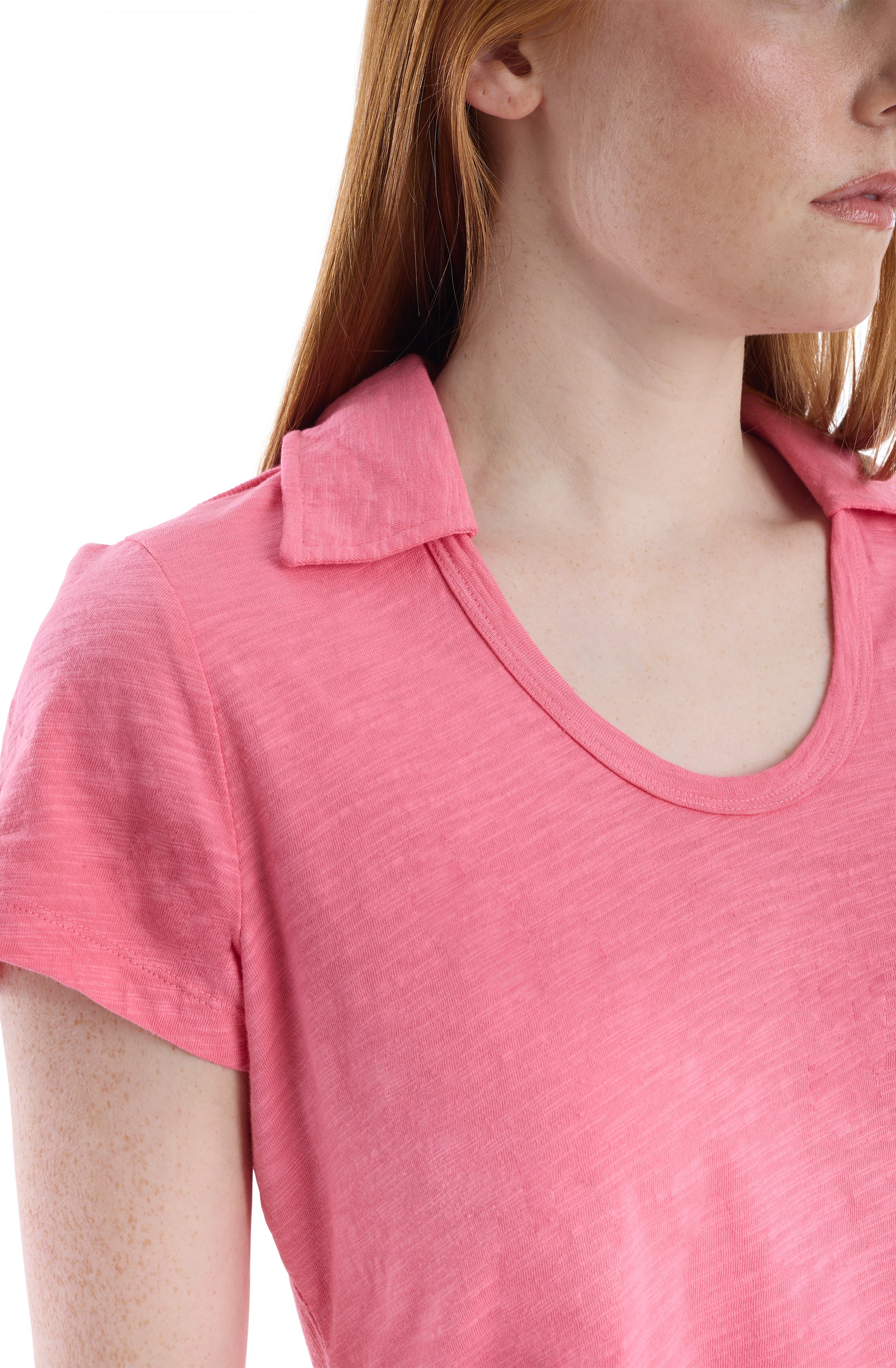 Short sleeve polo tee