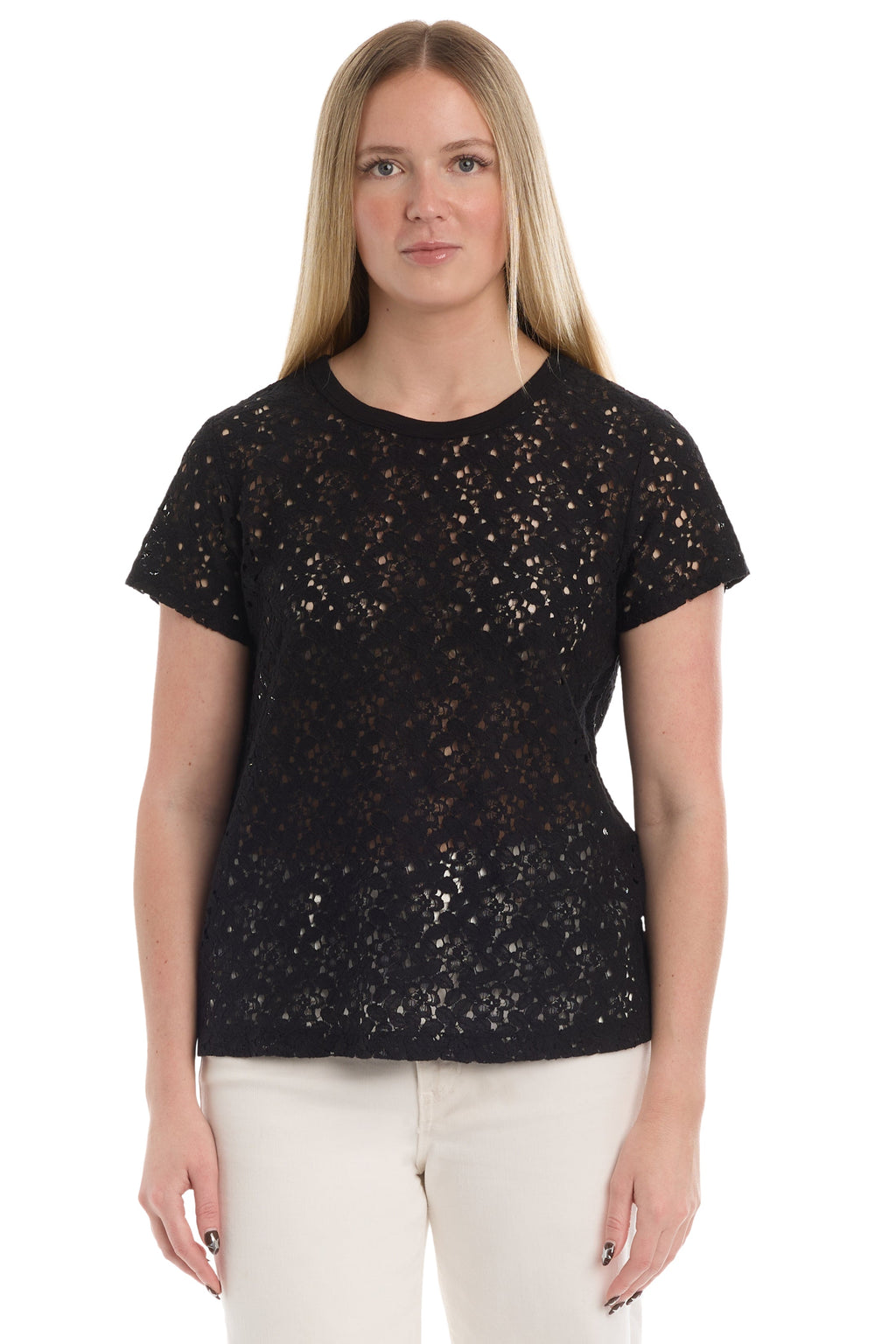 Baby fit lace tee