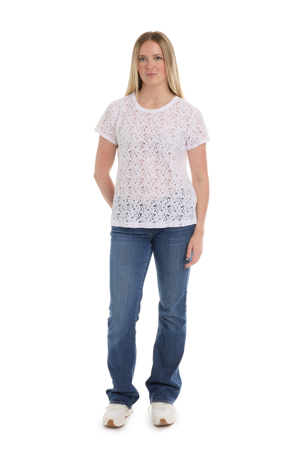 Baby fit lace tee