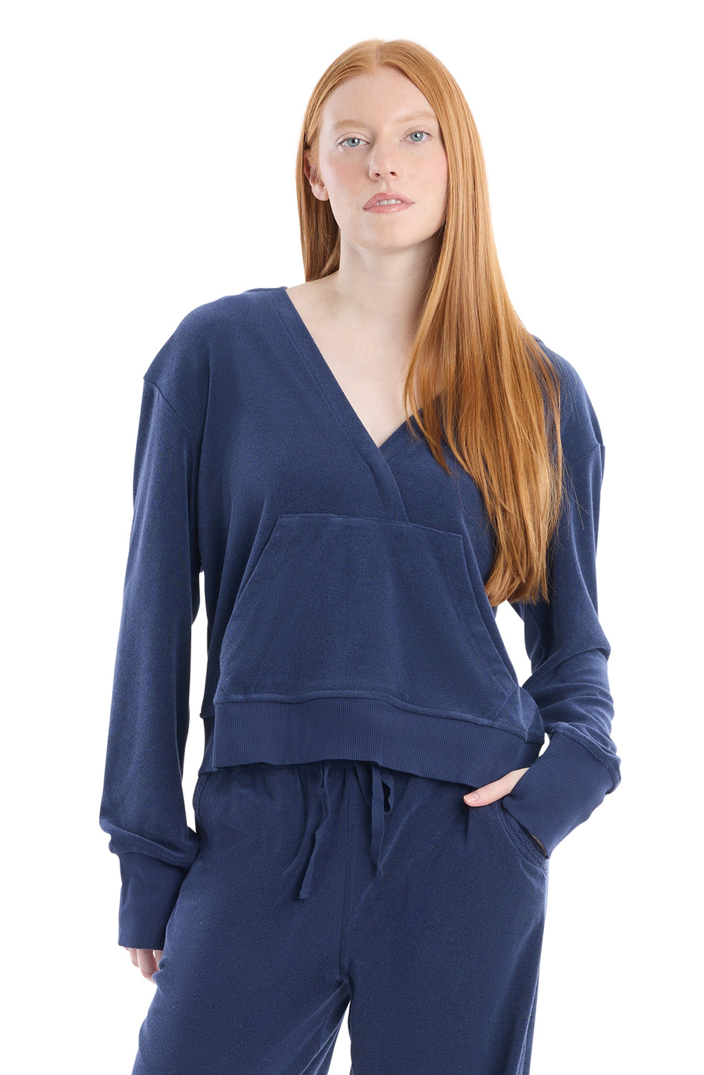 Hoodie with kangaroo pocket