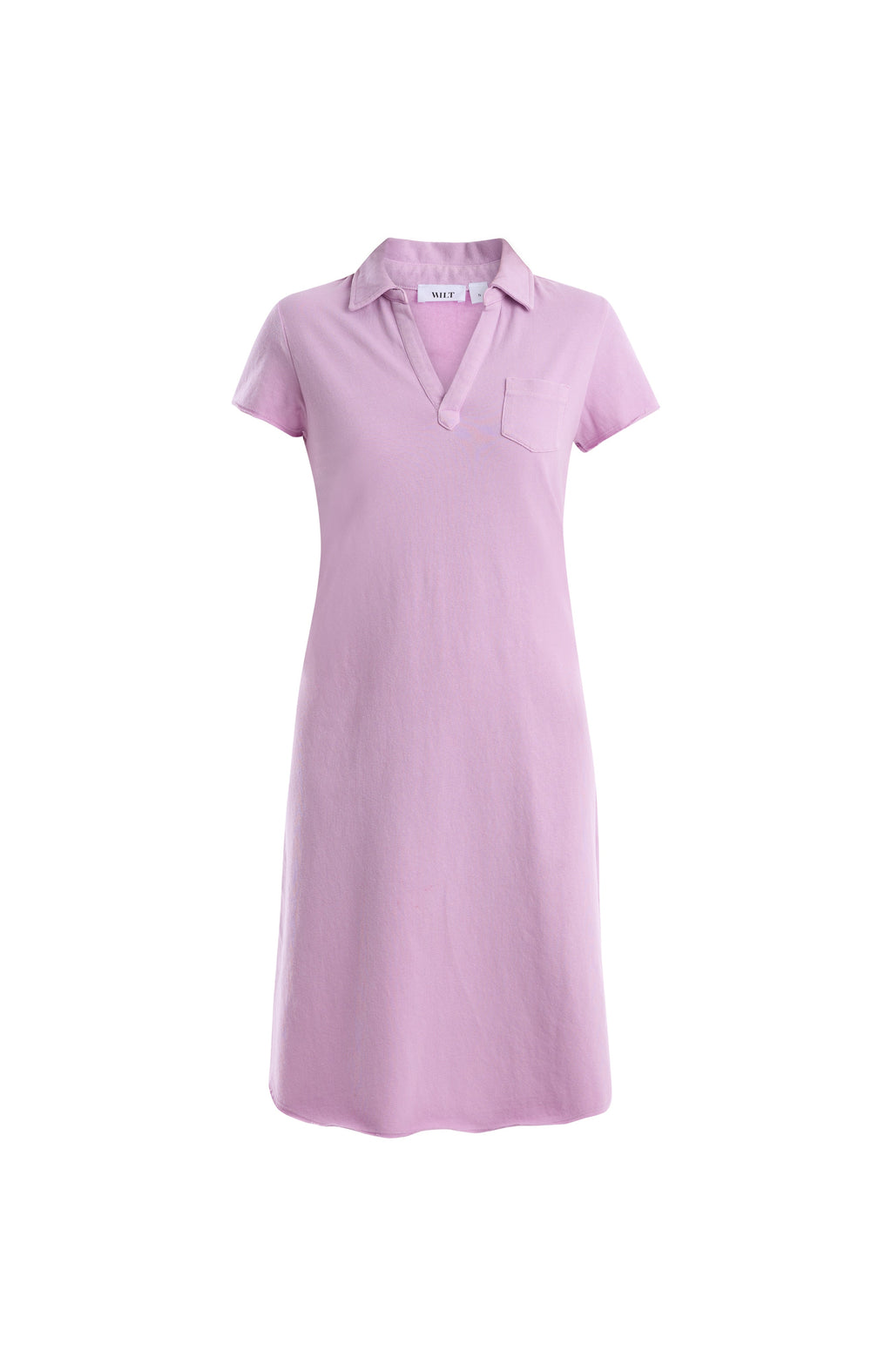 Polo dress with chest pocket