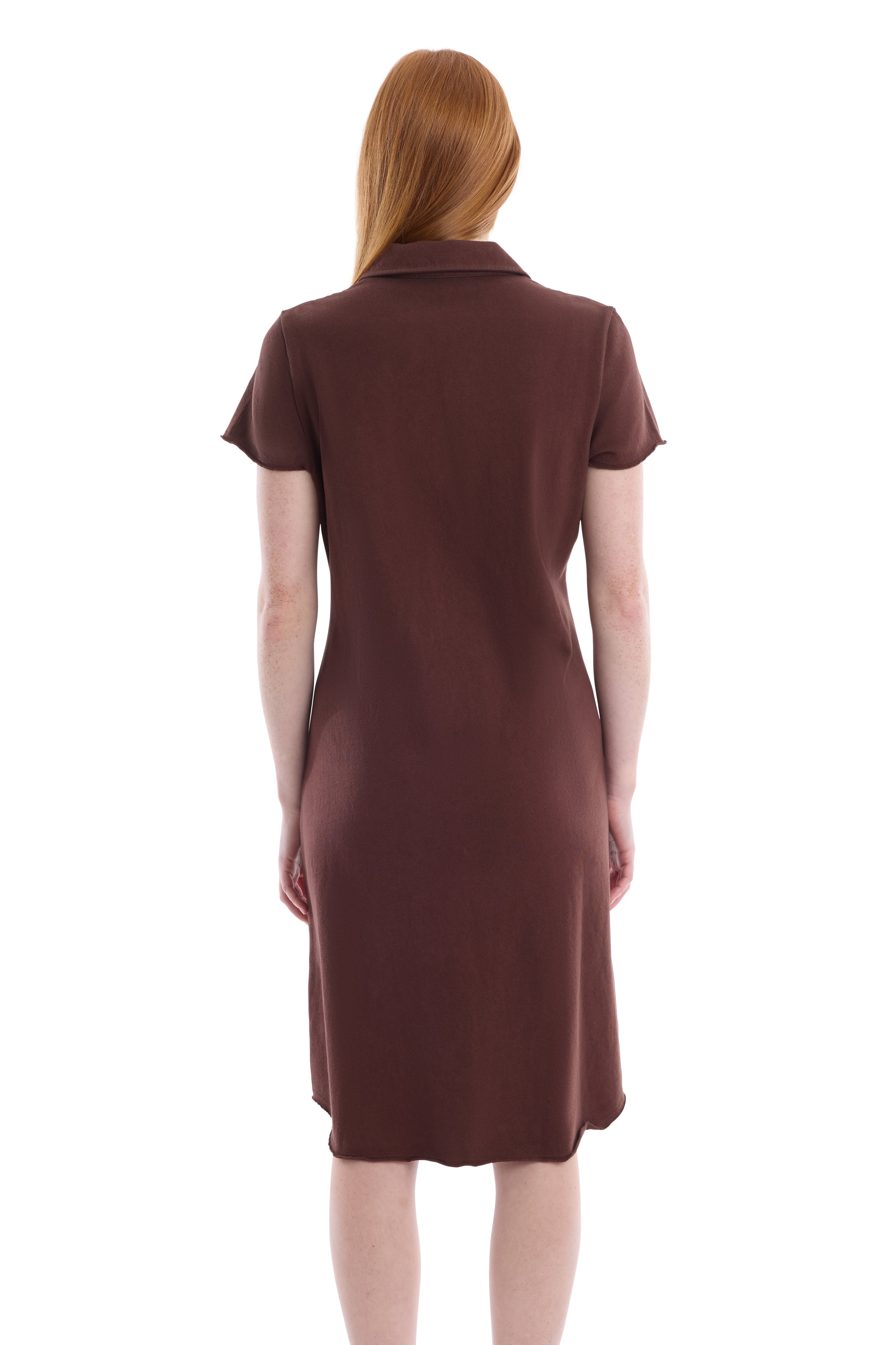 Polo dress with chest pocket