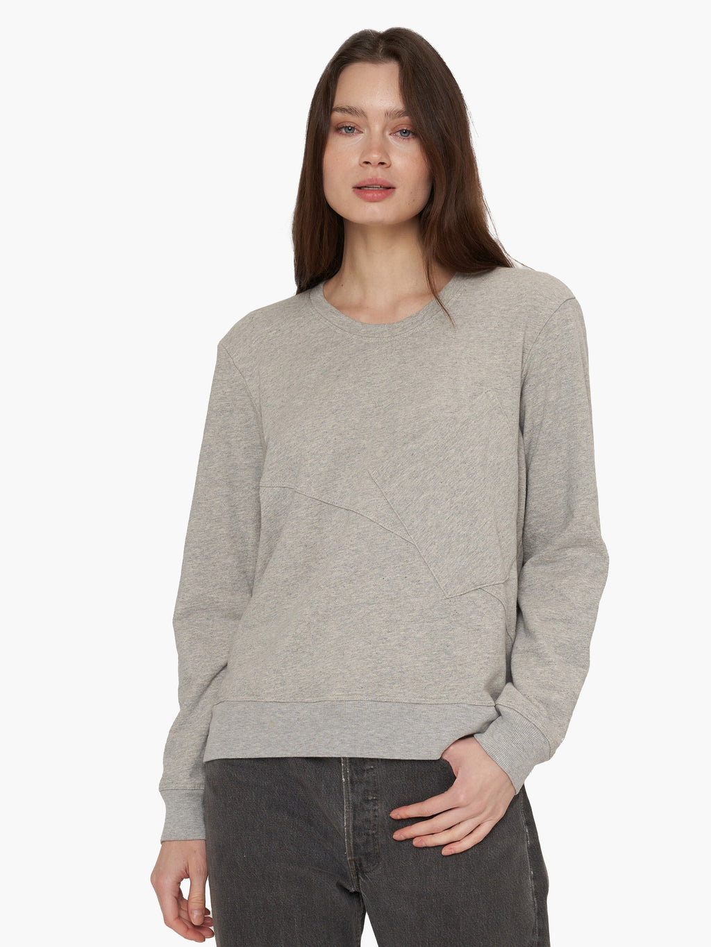 Seamed Pocket Sweatshirt