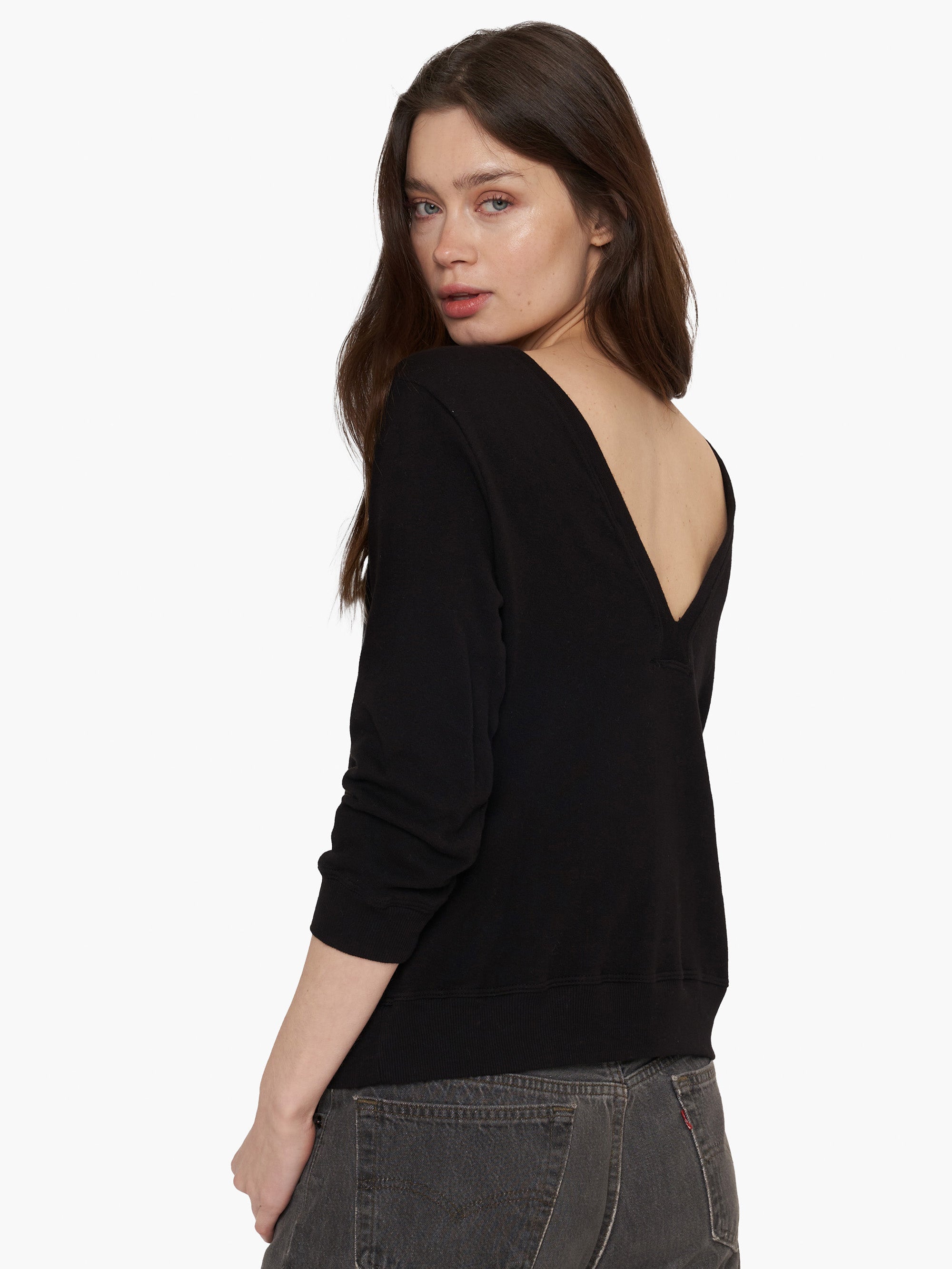 Baby Backless Sweatshirt