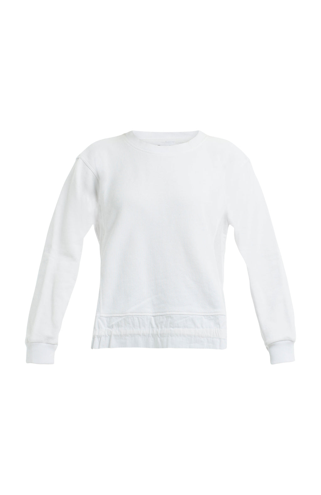 Woven Side Panels Sweatshirt