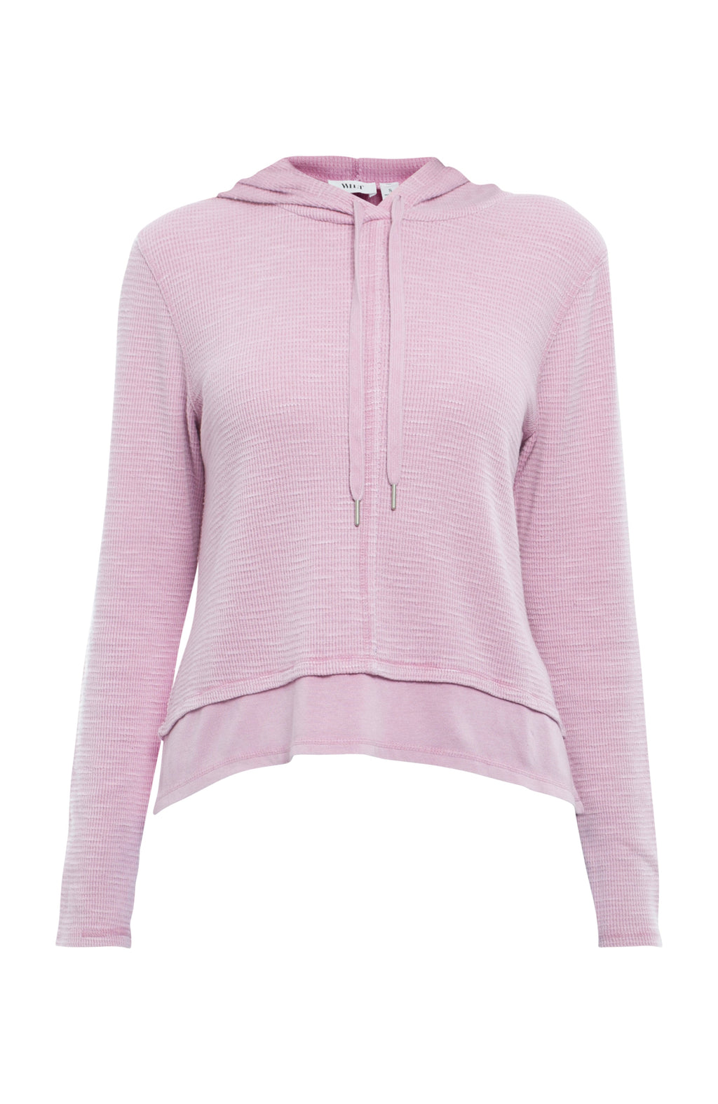 Long Sleeve Double Peplum Hoodie